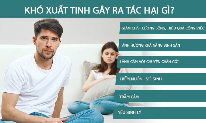 Khó xuất tinh có thể tự khỏi được không? Chia sẻ từ bác sĩ chuyên khoa