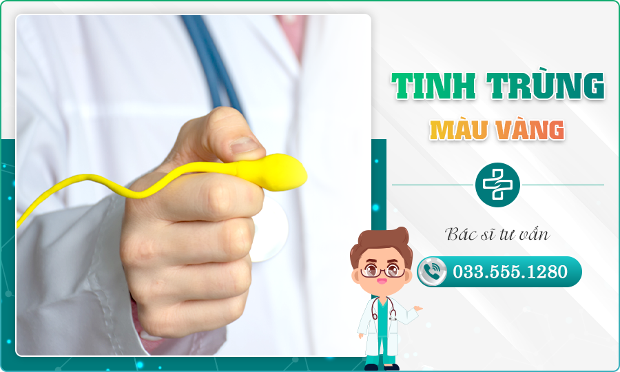 Tinh trùng màu vàng: Chớ chủ quan khi phát hiện