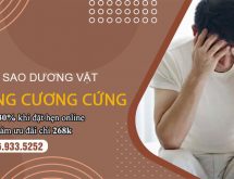 Rối loạn cương dương: Đã có thể khắc phục chỉ sau liệu trình